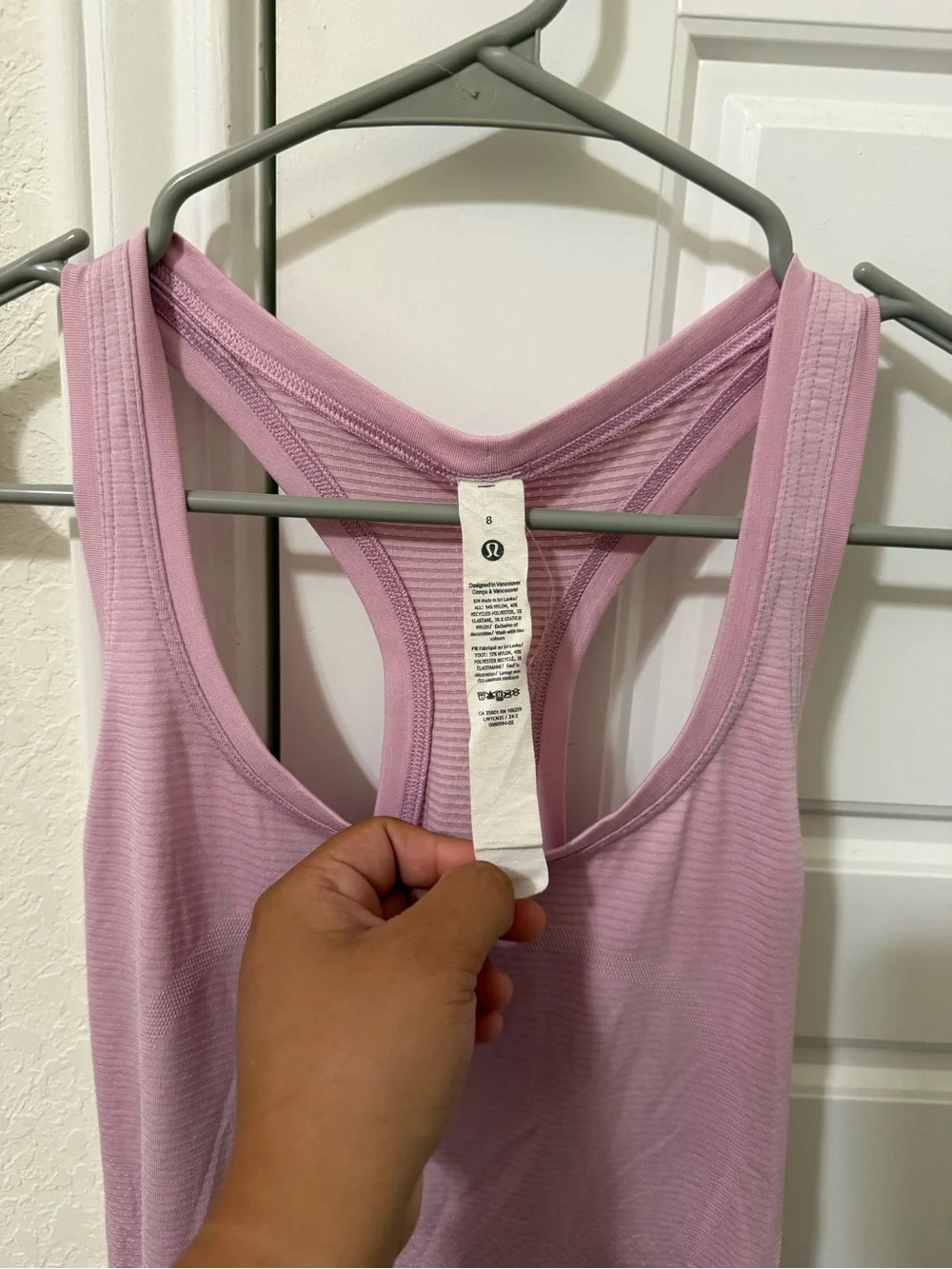 lululemon Swiftly Tech Racerback Tank Top 2.0 waist